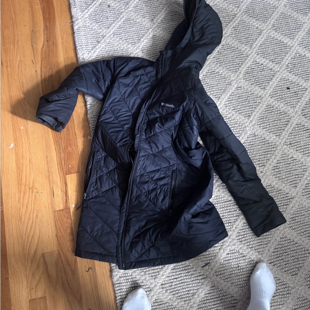 Columbia Black Hooded Jacket